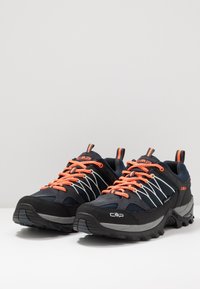 CMP RIGEL LOW TREKKING SHOES WP - Hikingschuh - antracite/flash orange