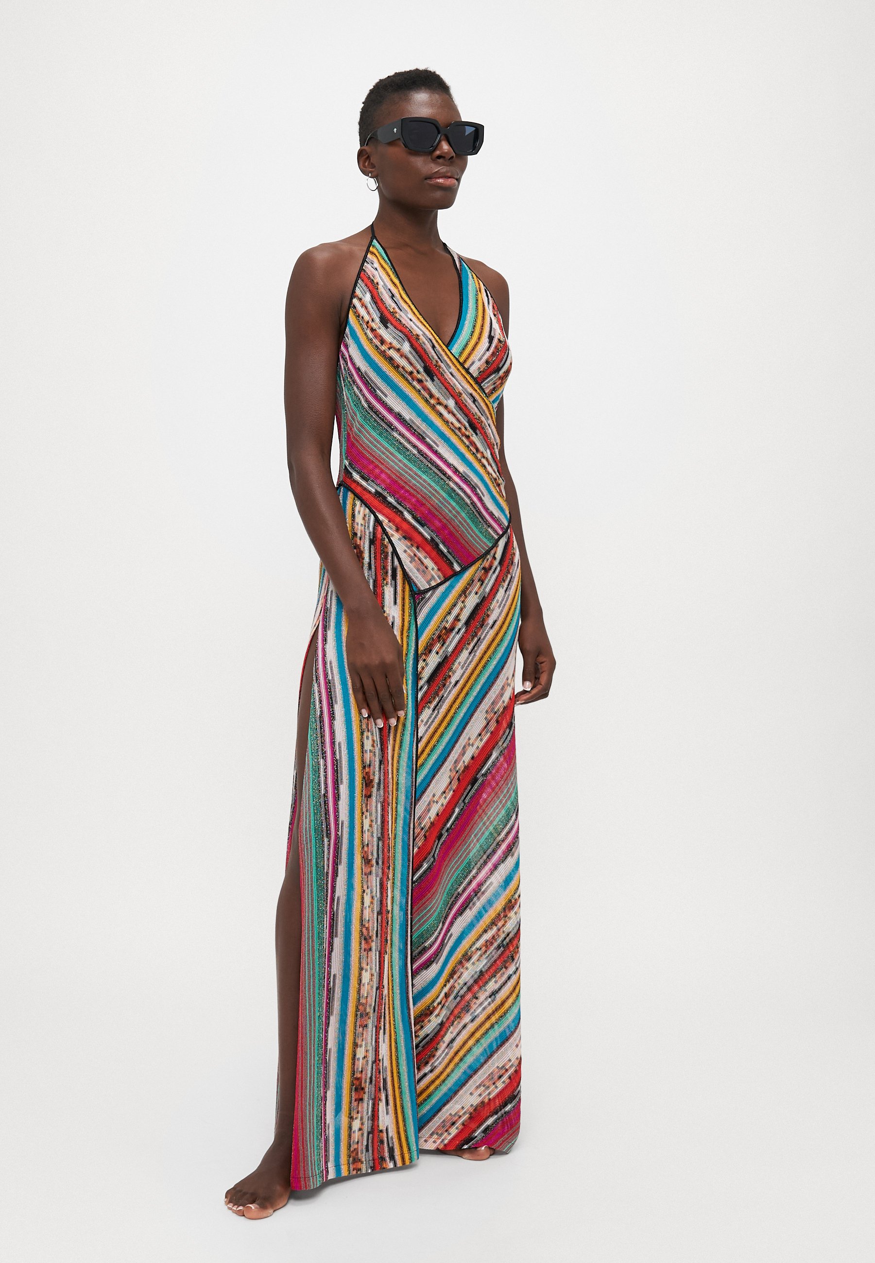 Missoni LONG COVER UP - Beach accessory - multi dark/multi