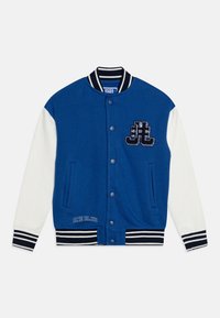 Jack & Jones Junior JORCOLE VARSITY - Sudadera con cremallera - mazarine blue