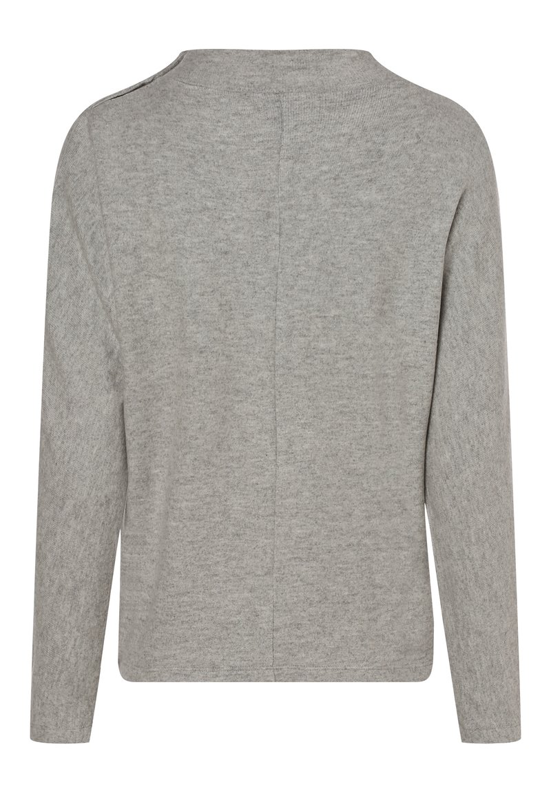 Damen Strickjacken | Opus SISILU Strickpullover hellgrau/grau - AK66216 Damen Strickjacken | Opus SISILU Strickpullover hellgrau/grau - AK66216