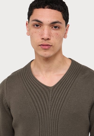 Emporio Armani PULLOVER - Pulóver - mud
