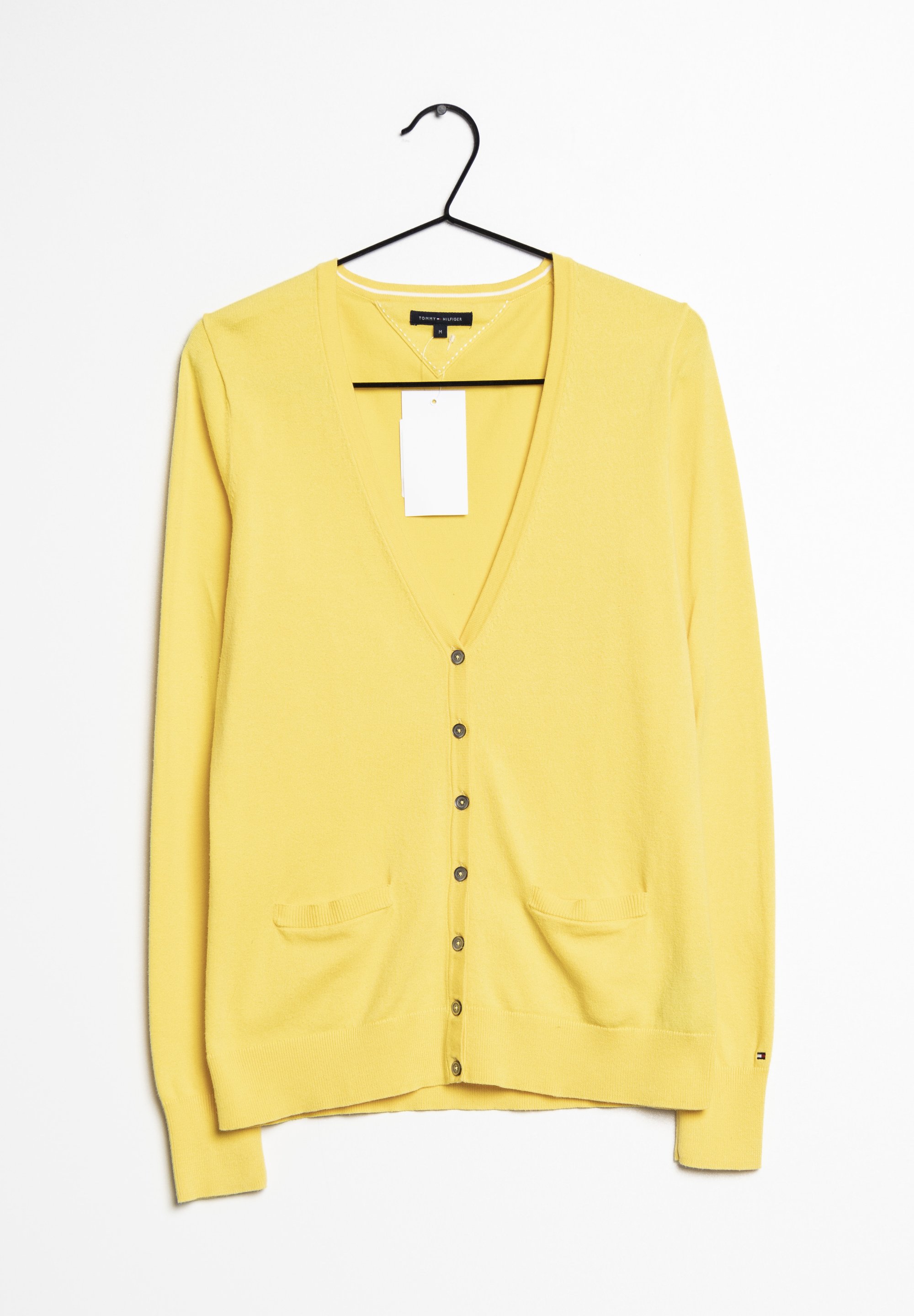 Tommy Hilfiger Cardigan - yellow - (Pre-owned) - Zalando