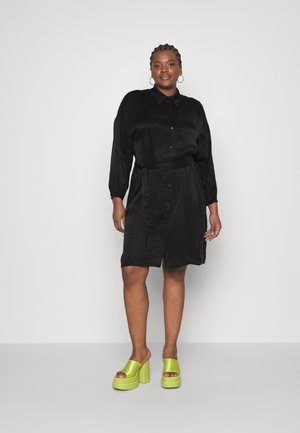 Selected SLFIRENE TONIA SHIRT DRESS  - Skjortekjole - black