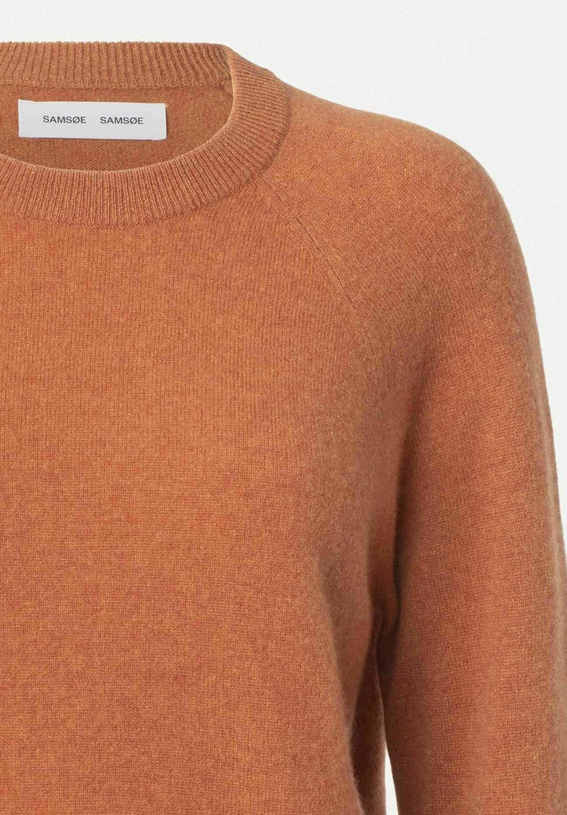 Damen Strickjacken | Samsøe Samsøe BOSTON O Strickpullover orange - AL75598 Damen Strickjacken | Samsøe Samsøe BOSTON O Strickpullover orange - AL75598