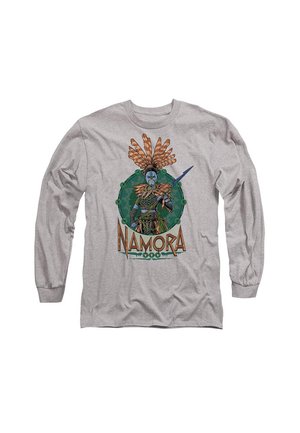 BLACK PANTHER WAKANDA FOREVER NAMORA - Long sleeved top - mottled light grey