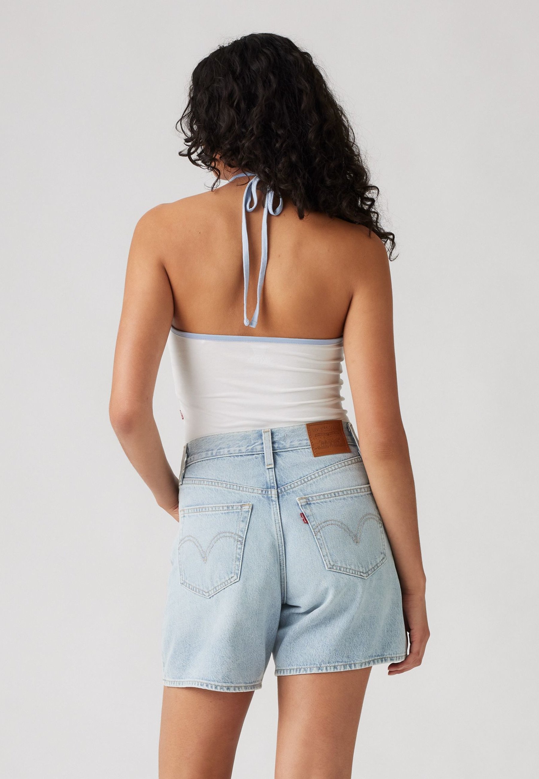 Levi's® ELLA HALTER - Top - 90s festival flower bright white