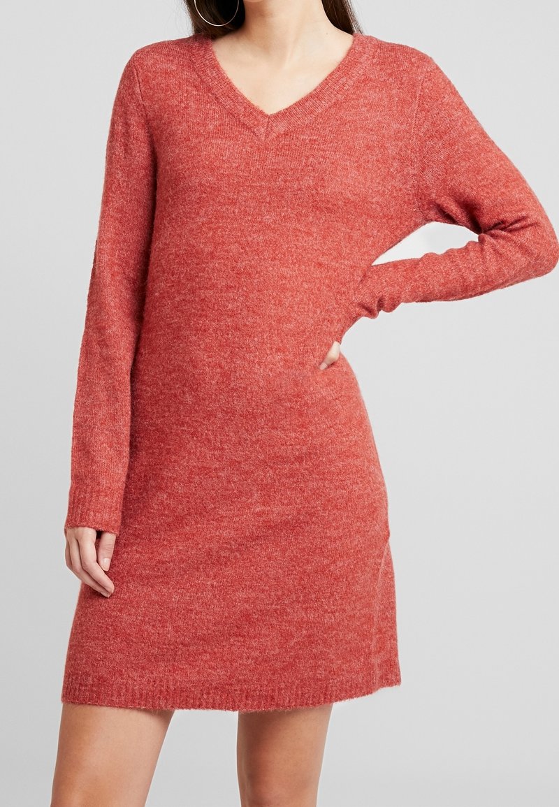 VILA Robe pull - mottled red