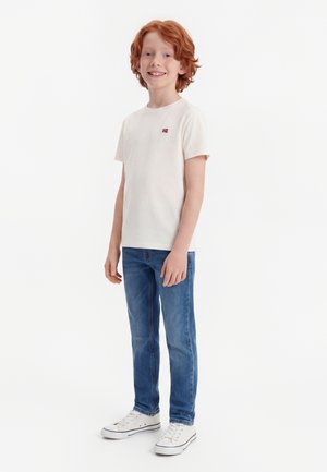 Napapijri SALIS JERSEY SS (4-16 YEARS) - T-shirts basic - white