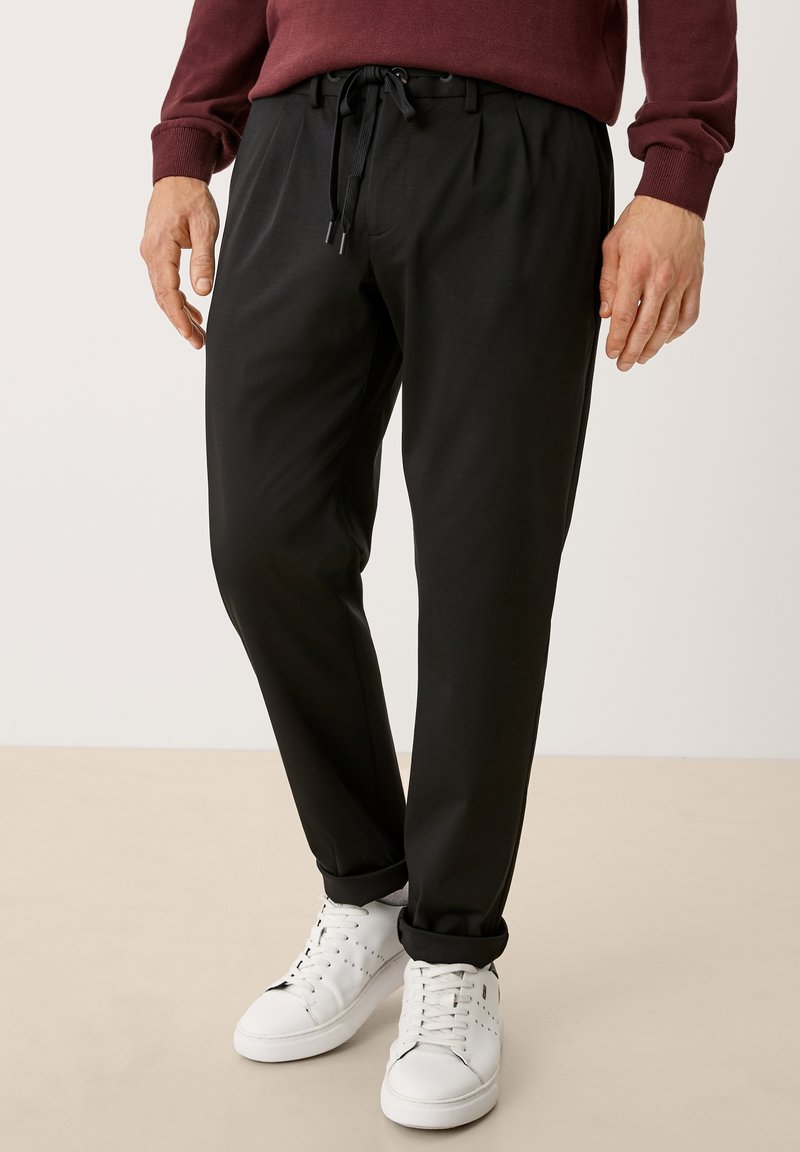 Herren Chinos | s.Oliver Stoffhose black/schwarz - NZ26910 Herren Chinos | s.Oliver Stoffhose black/schwarz - NZ26910
