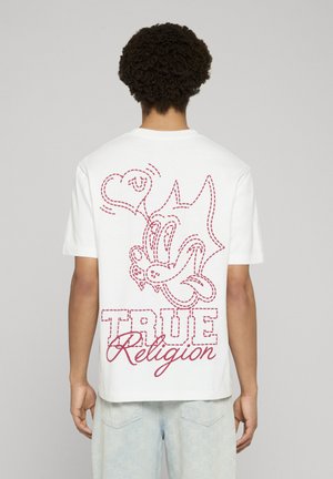 PUFF CAT - T-Shirt print - white