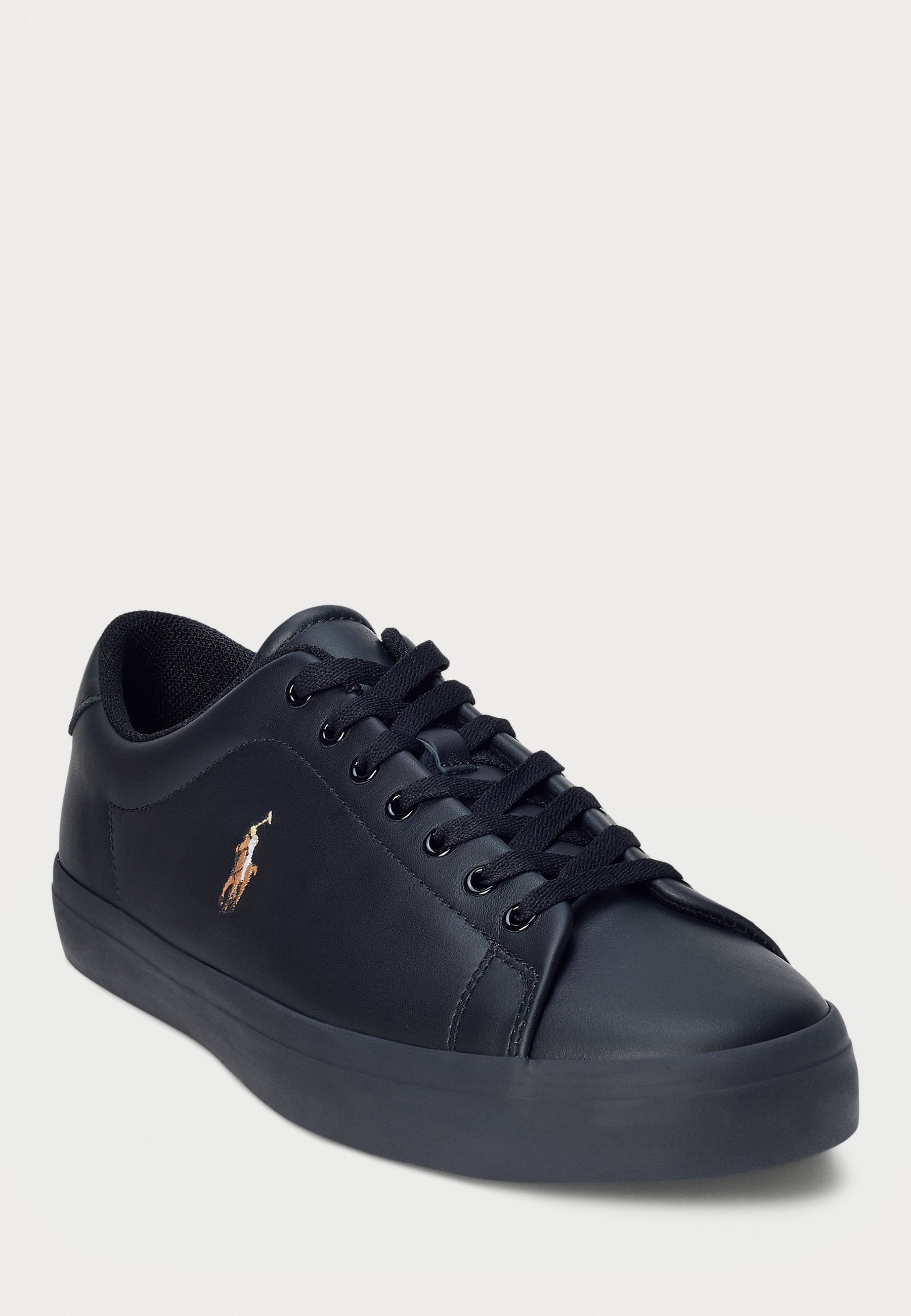 Polo Ralph Lauren LONGWOOD LEATHER TRAINER - Zapatillas - black