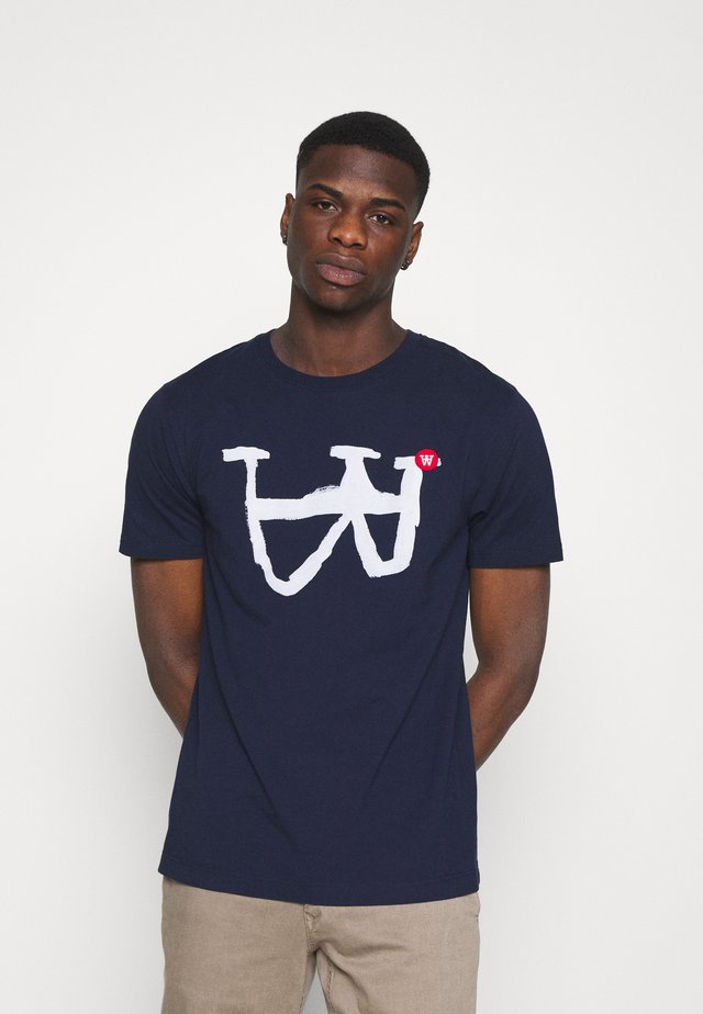 ACE - T-shirt print - navy