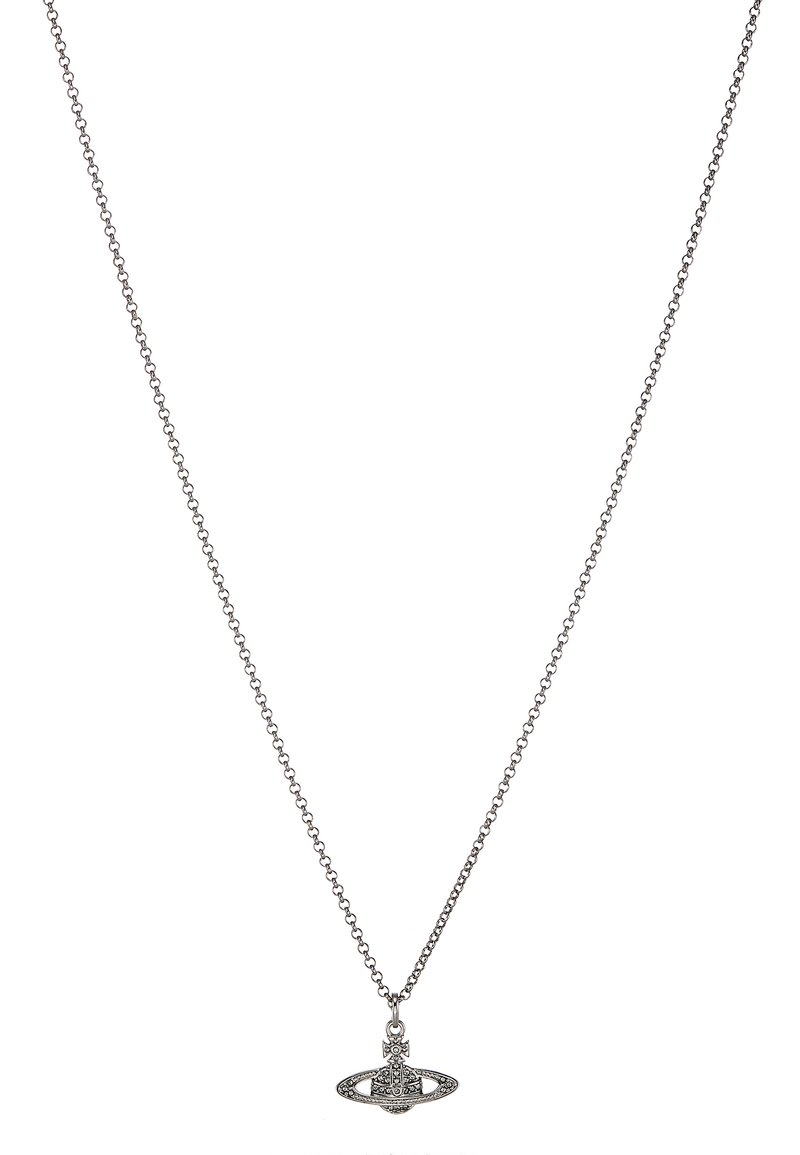 Vivienne Westwood - MAN MINI BAS RELIEF ORB PENDANT - Collier - silver-coloured, Agrandir
