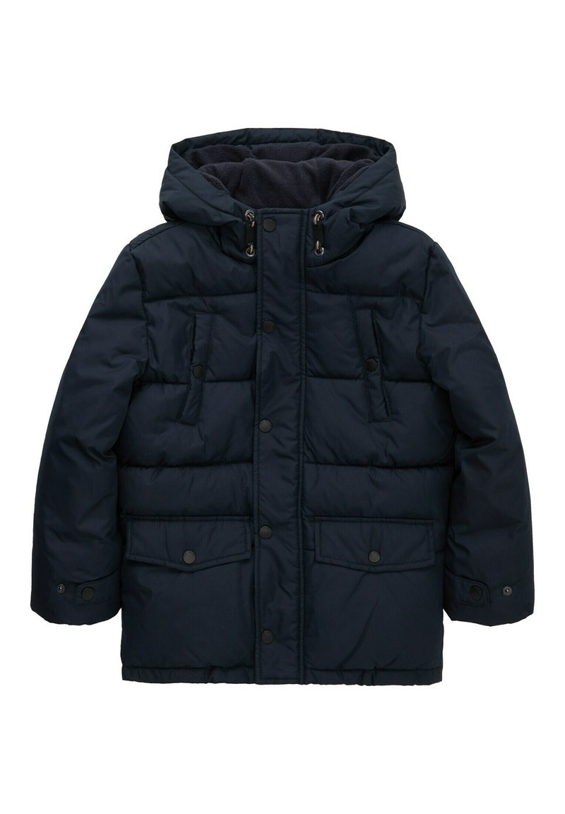 TOM TAILOR REPREVE Winter coat sky captain blue/dark blue Zalando