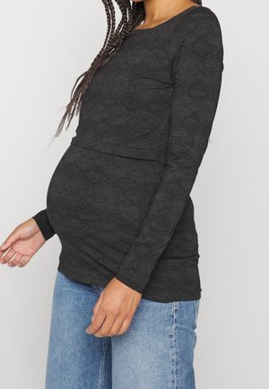 Long sleeved top - black