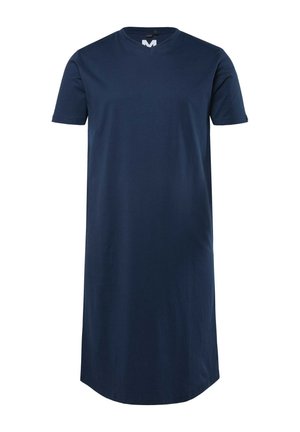 Men Plus, NACHTHEMD, HALBARM, JERSEY, V-AUSSCHNITT, BIS 8 XL - Camicia da notte - navy blue