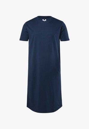 Men Plus, NACHTHEMD, HALBARM, JERSEY, V-AUSSCHNITT, BIS 8 XL - Camicia da notte - navy blue