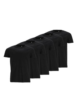 CORE 5 PACK - Basic T-shirt - black