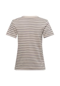 Marie Lund Print T-shirt - beige grau