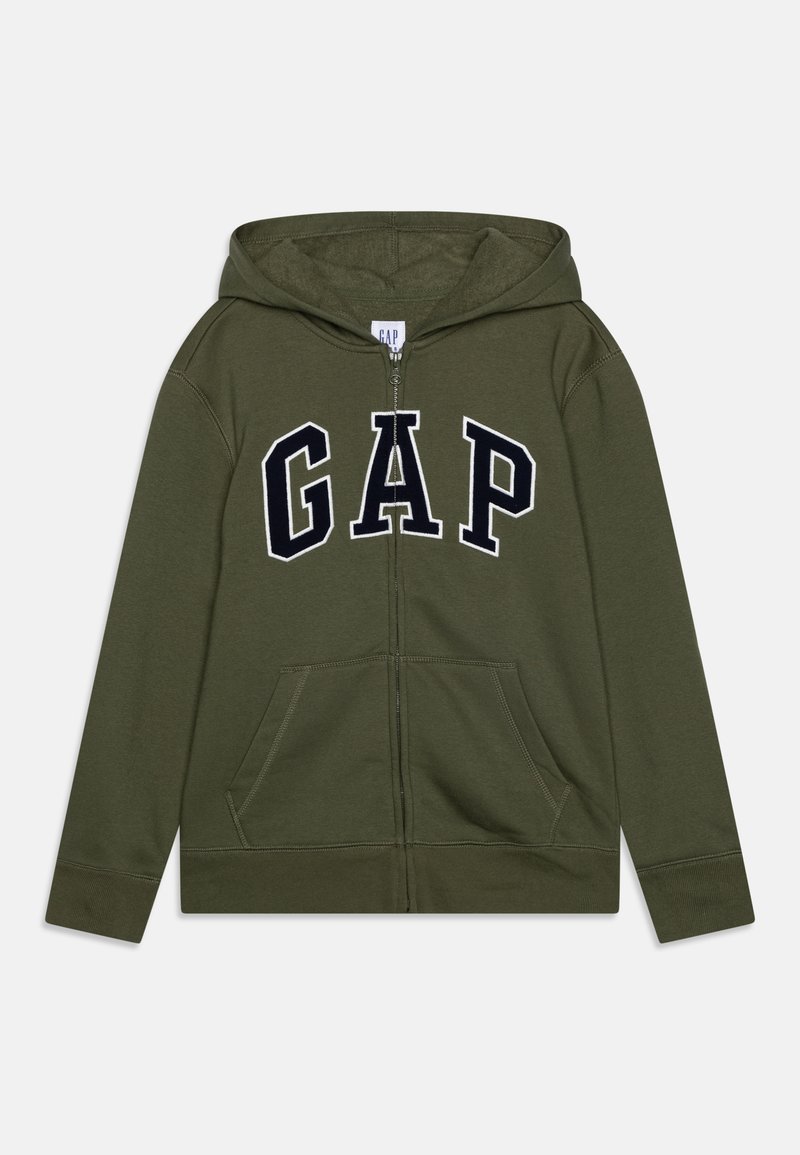 GAP HERITAGE LOGO HOOD BOYS Sweatjakke desert cactus/khaki Zalando.no