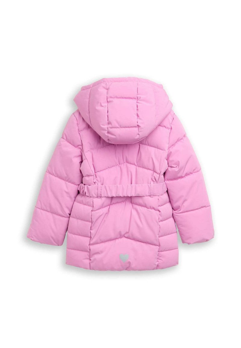 Pastel Pink Colorful Puffer Coat TOM TAILOR PUFFER- MIT