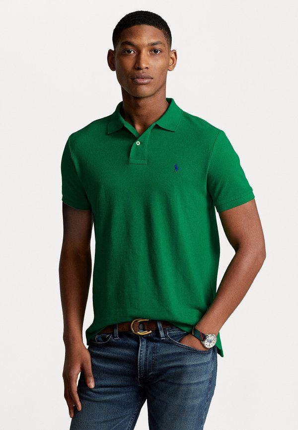 SLIM FIT POLO SHIRT - Polo shirt - billiard