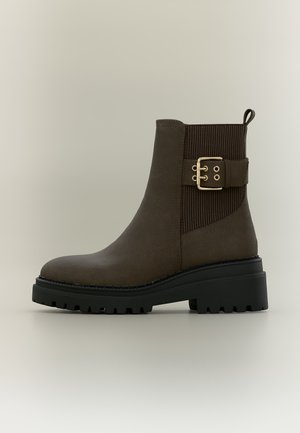 Anna Field Wide Fit by Zalando, Členkové čižmy - dark brown
