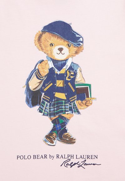Polo Ralph Lauren POLO BEAR COTTON JERSEY T-SHIRT - T-shirt med print - hint of pink