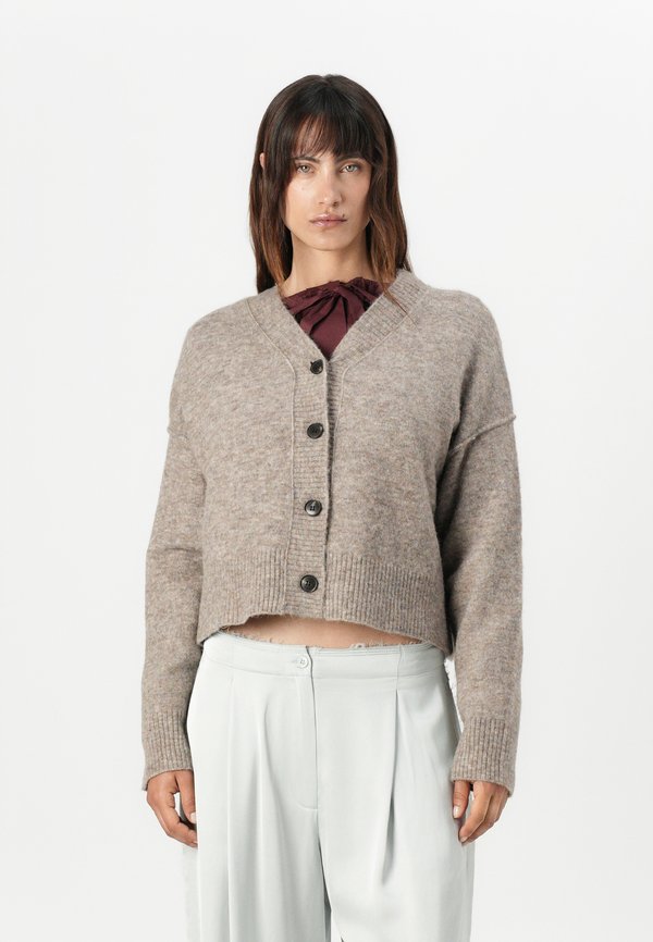 RANA  - Cardigan - light espresso melange