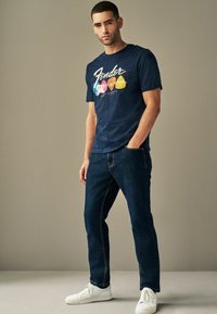 Next LICENSE REGULAR - T-Shirt print - navy fender