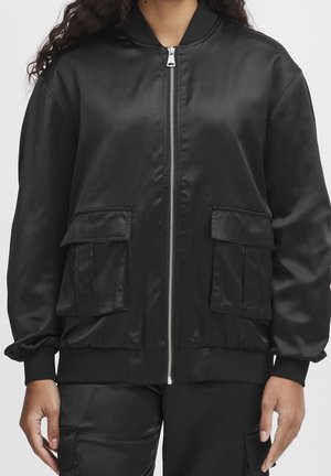Blouson Bomber - black denim