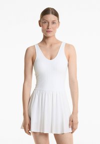 OYSHO - PLEATED SHORT - Sportkleid - white Thumbnail-Bild 1