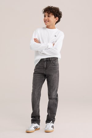 WE Fashion, BLUE RIDGE - Džínsy s rovným strihom - dark grey