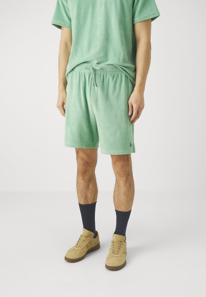 Polo Ralph Lauren - 19-CM TERRY DRAWSTRING SHORT - Tracksuit bottoms - celadon, Enlarge