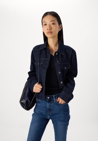 Tommy Hilfiger HARLEM SKINNY - Testhezálló fazon - dark blue denim