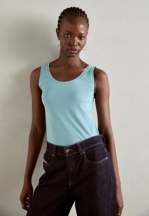 Marc O'Polo ROUND NECK - Felső - soft teal