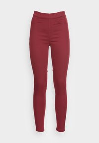 Não selecionado, deep red