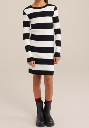 WE Fashion, Robe en jersey - black