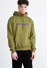 Carhartt WIP FLOYDE PANT - Pantalon classique - black rinsed