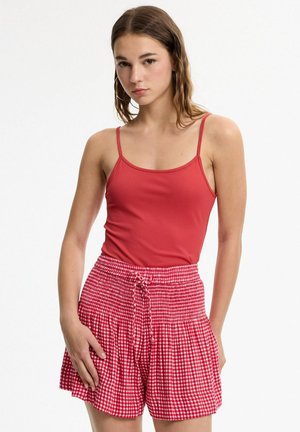 INSIDE, CAMISETA TIRANTES SLIM - Top - rojo