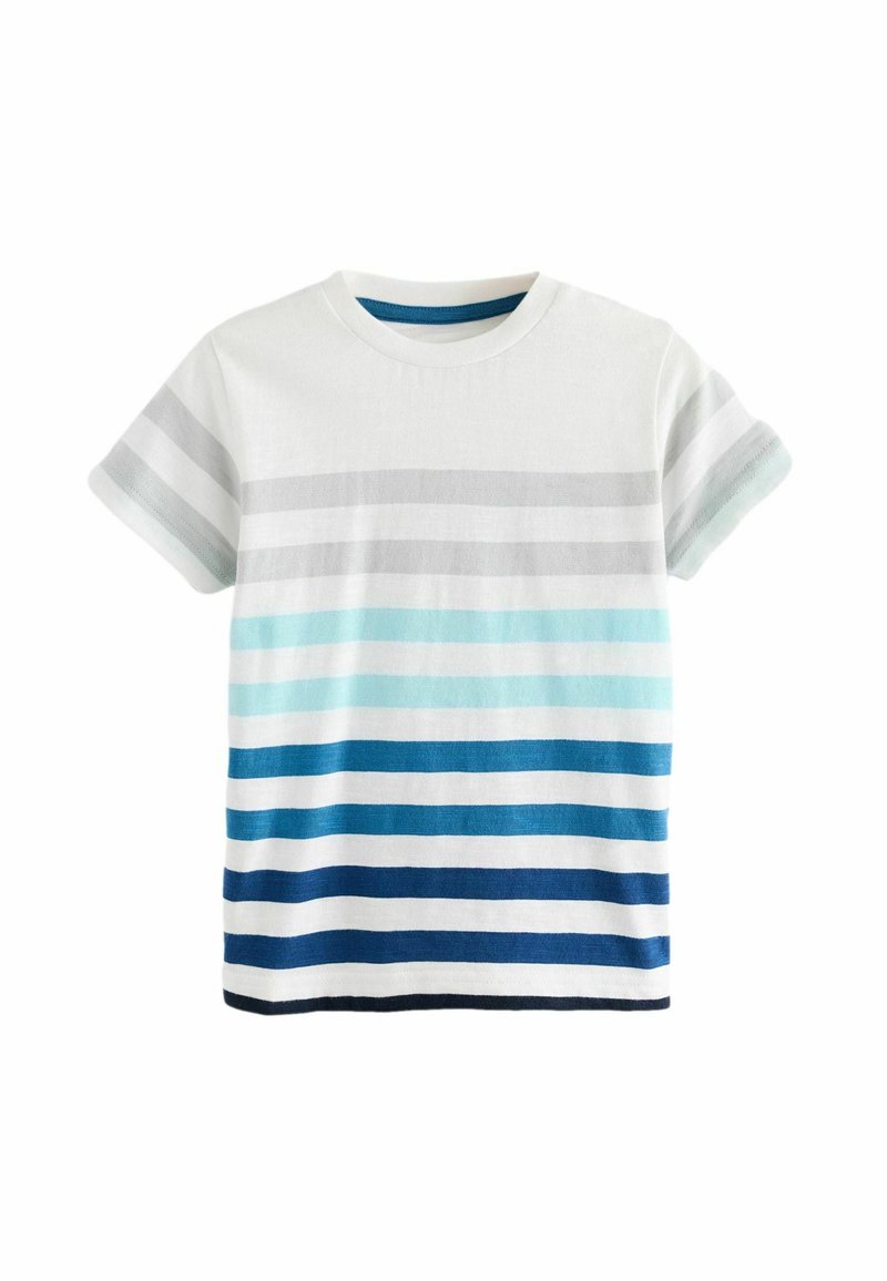 Next SHORT SLEEVE  - Marškinėliai su spaudiniu - blue white