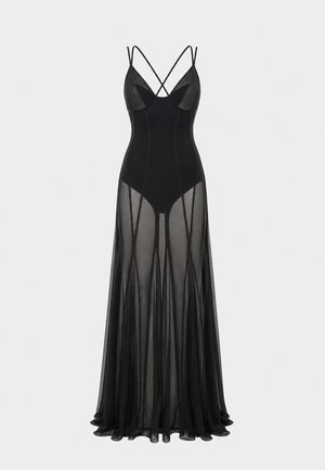 Elisabetta Franchi, WOMENS DRESS - Robe longue - nero
