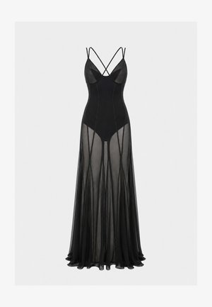 Elisabetta Franchi, WOMENS DRESS - Maxikjoler - nero