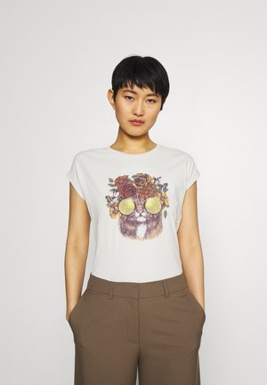 CARRIECR - T-shirts med print - white