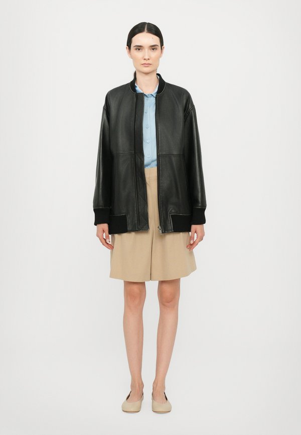 TATTICO - Leather jacket - nero3