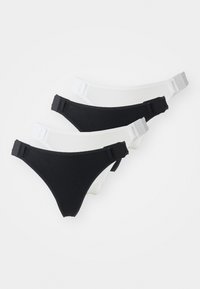 CORE THONG 5 PACK - Σλιπ - black & white