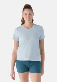 Smartwool - V-NECK SHORT SLEEVE - T-Shirt basic - winter sky h Thumbnail-Bild 1