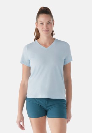 V-NECK SHORT SLEEVE TEE - Basic T-shirt - winter sky h