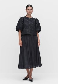 Dobber LIDA SHIMMER - A-lijn rok - black