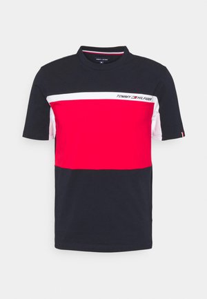 COLORBLOCKED TEE - T-shirt con stampa - desert sky